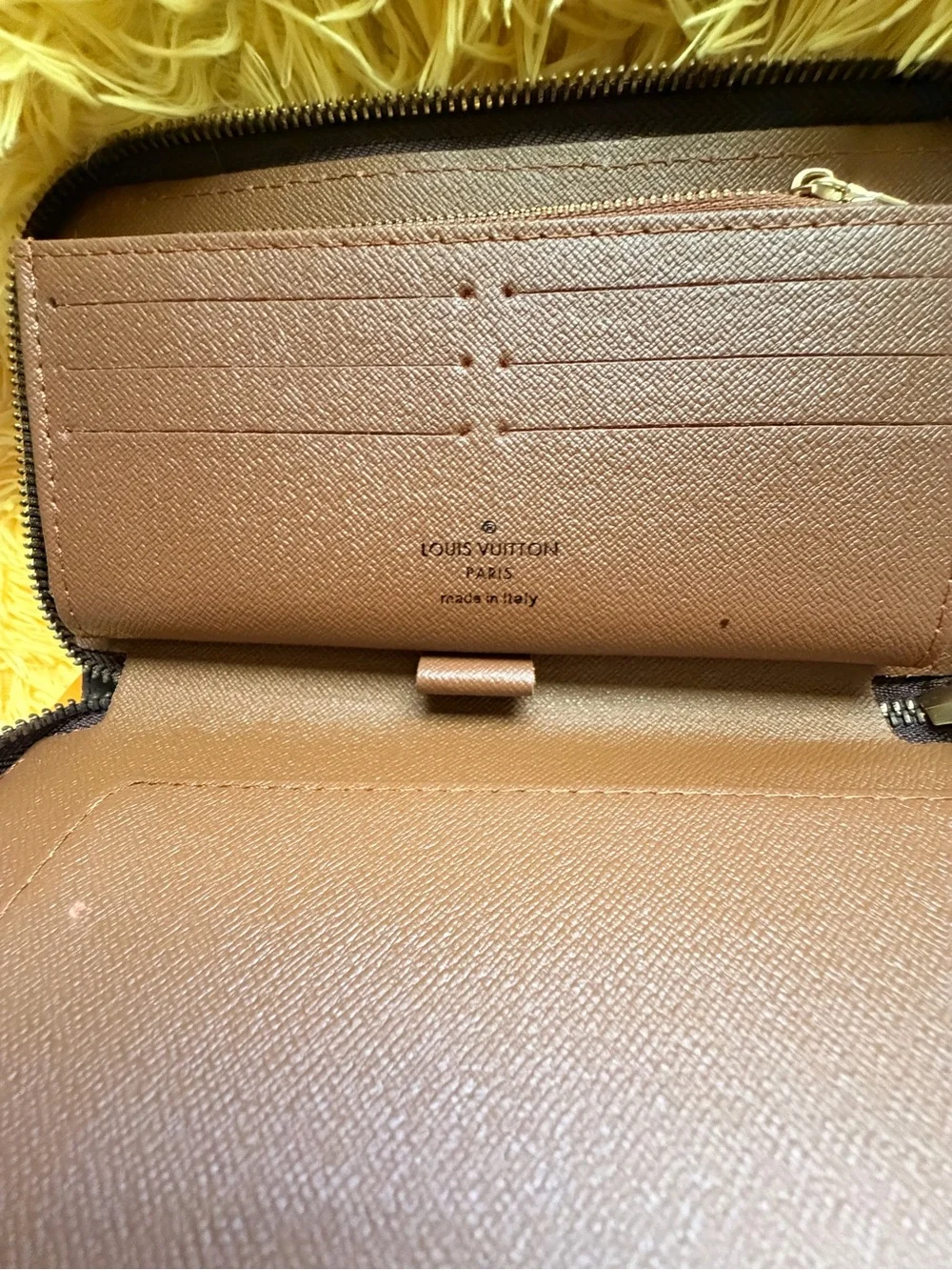 Louis Vuitton Brown Monogram Zip-Around Wallet with Orange Box